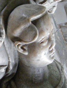 West Tanfield - St Nicholas John Marmion 1387 and wife Elizabeth Marmion nee St Quentin 1400 and iron hearse